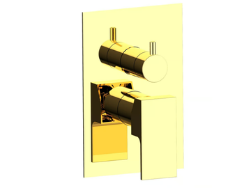 VITA DUE 35541 - Recessed shower mixer with plate by Rubinetterie Frattini - view 3